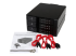 HSB3SATSASBA - StarTech.com Rack Backplane Mobile en Aluminum Sans Tiroir pour 3 Disque Dur SAS II/SATA III 6Gbps, Hot Swap avec Ventilateur et Serrure - Angle droit