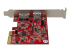 PEXUSB311A1E - StarTech.com Carte contrôleur PCIe à USB 3.1 (10 Gb/s) et eSATA III (6 Gb/s) - Côté droit