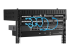 RK812WALLOA - StarTech.com Rack à Cadre Ouvert Noir 8 U - Angle gauche