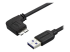 USB3AU50CMLS - StarTech.com Câble Micro USB 3.0 slim - Angle droit