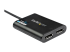 USB32DP24K60 - StarTech.com Adaptateur USB 3.0 vers double DisplayPort 4K 60 Hz - Angle droit