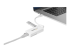 USB31000SPTW - StarTech.com Adaptateur réseau USB 3.0 vers Gigabit Ethernet - Angle gauche