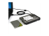 USB312SAT3 - StarTech.com Câble adaptateur USB 3.1 (10 Gb/s) pour disques durs / SSD SATA III 6 Gb/s de 2,5" et 3,5" - Angle droit