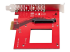 PEX4SFF8639U3 - StarTech.com U.3 to PCIe Adapter Card, PCIe 4.0 x4 Adapter For 2.5" U.3 NVMe SSDs, SFF-TA-1001 PCI Express Add-in Card for Desktops/Servers, TAA Compliant - Côté droit