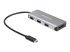HB31C3ASDMB - StarTech.com Hub USB-C 3 ports USB et lecteur de carte SD - Angle gauche